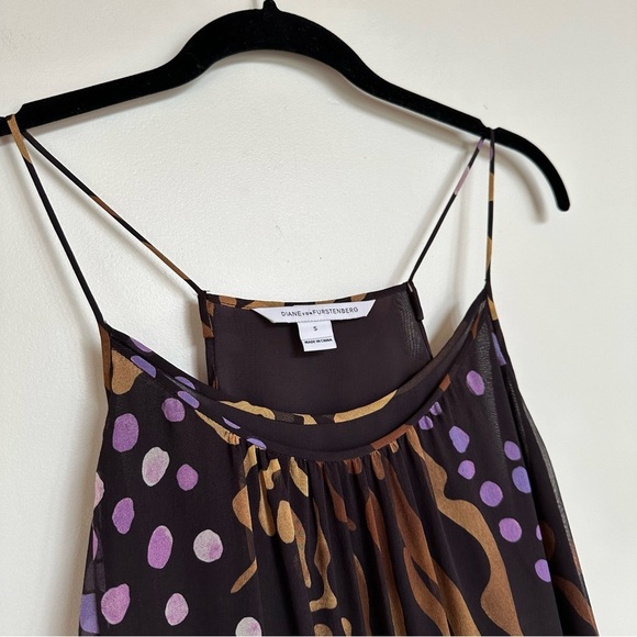 DVF Diane Von Furstenberg Vintage Silk Dress Size Small - Picture 4 of 9